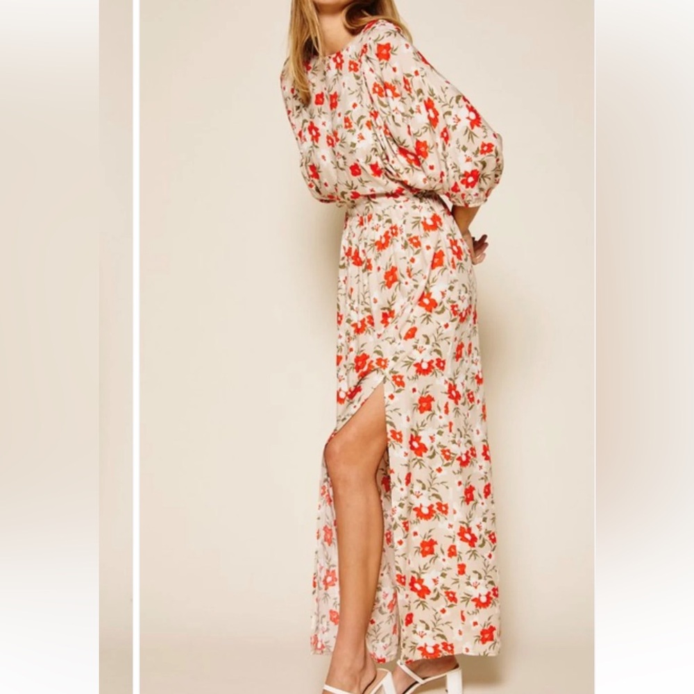Floral Poppy maxi dress size medium - Picture 4 of 13